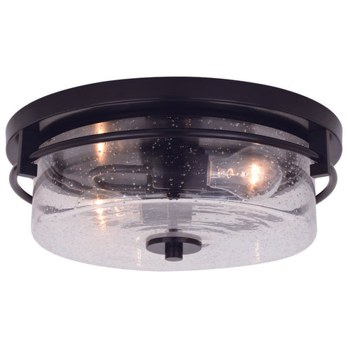 Vaxcel Addison 15 In. 2 Light Flush Mount Matte Model: C0253