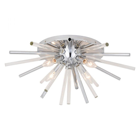 Vaxcel Aria 22.5 In. W 4 Light Flush Mount Chrome Model: C0235