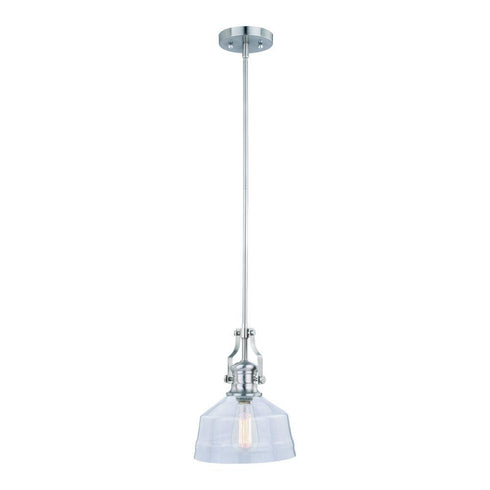 Vaxcel Beloit 9 In Mini Pendant Satin Nickel Model: P0272