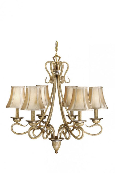 Vaxcel Berkeley 6 Light Chandelier Model: BE-CHS006AW