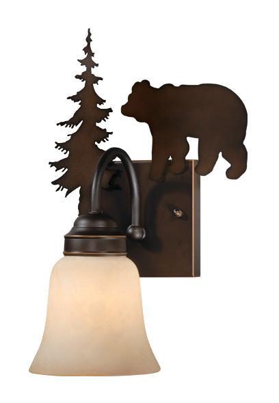 Vaxcel Bozeman 1 Light Vanity Model: VL55701BBZ
