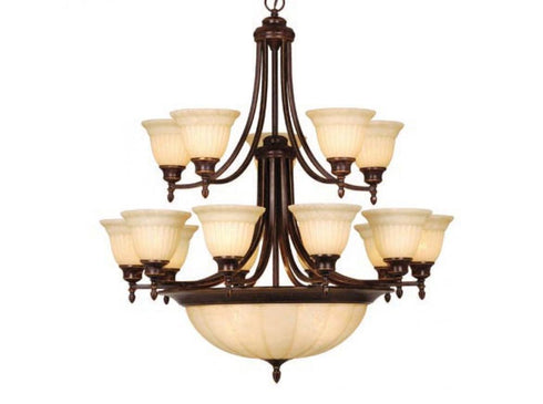 Vaxcel Brussels 20 Light Chandelier Model: CH33320AZ