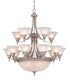Vaxcel Brussels 20 Light Chandelier Model: CH33320AZ