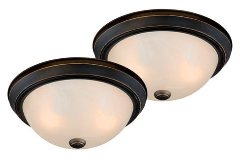 Vaxcel Builder Twin Packs Twin Pack 13 Inch Flush Mounts Model: CC45313W