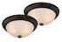 Vaxcel Builder Twin Packs Twin Pack 13 Inch Flush Mounts Model: CC45313W