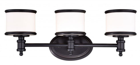 Vaxcel Carlisle 3 Light Vanity Noble Bronze Model: W0255