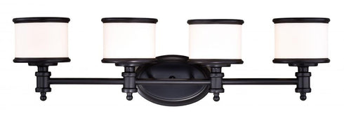 Vaxcel Carlisle 4 Light Vanity Noble Bronze Model: W0256