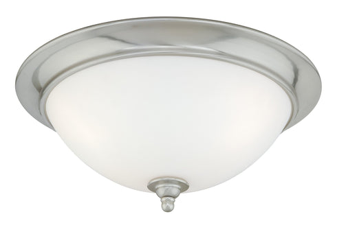 Vaxcel CC35913SN Mont Blanc 13" Flush Mount Satin Nickel