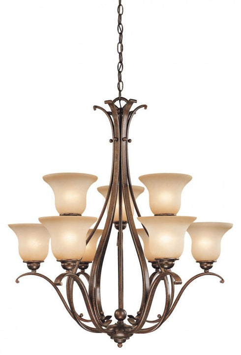 Vaxcel CH35409BN Monrovia 9l Chandelier
