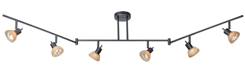 Vaxcel Como 6 Light Swing Track Bar Model: SP53566DB