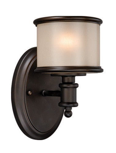 Vaxcel CR-VLU001NB Carlisle 1L Vanity Noble Bronze