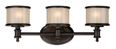 Vaxcel CR-VLU003NB Carlisle 3L Vanity Noble Bronze