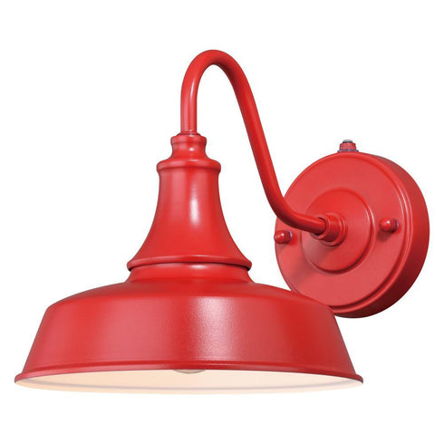 Vaxcel Dorado 9 In Outdoor Wall Light Red And White Model: T0486