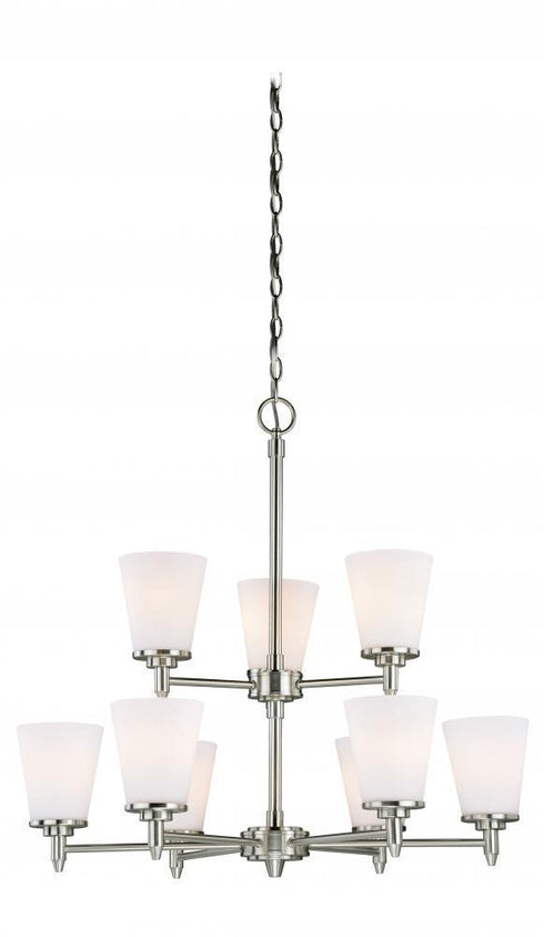 Vaxcel Eastland 9 Light Chandelier Model: H0165
