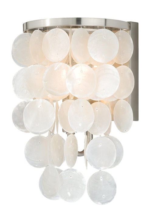 Vaxcel Elsa Capiz Shell 1 Light Vanity Model: W0151