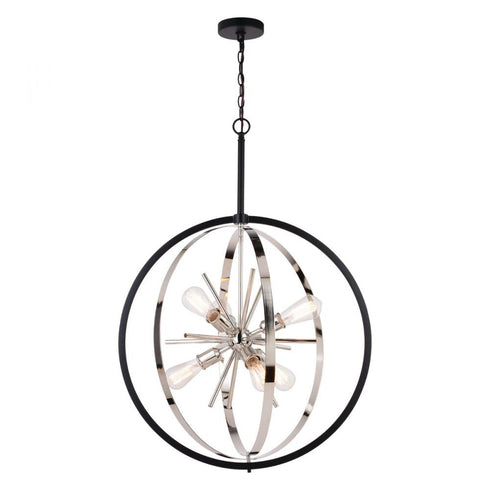 Vaxcel Estelle 26.75 In. 6 Light Orb Pendant Model: P0342