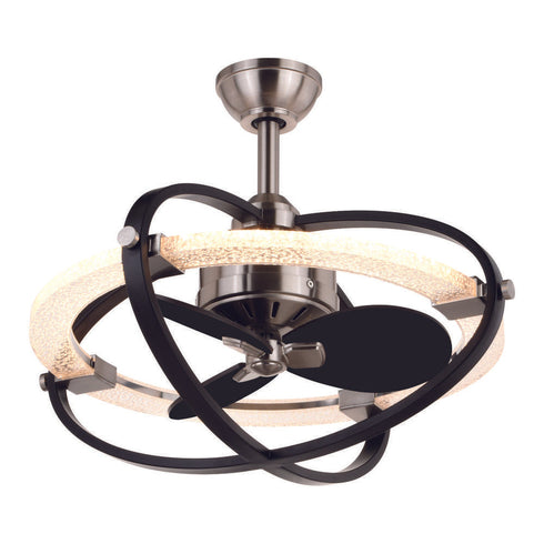 Vaxcel Galileo 22 In. Ceiling Fan Satin Nickel And Model: F0098