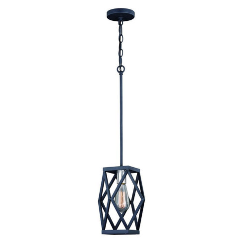 Vaxcel Hailey 8.5 In Mini Pendant Black Graphite And Model: P0282