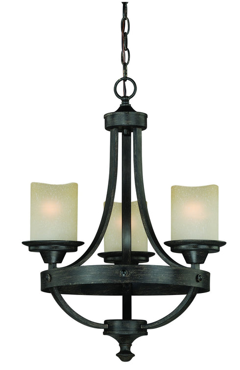 Vaxcel Halifax 3 Light Mini Chandelier Model: H0136