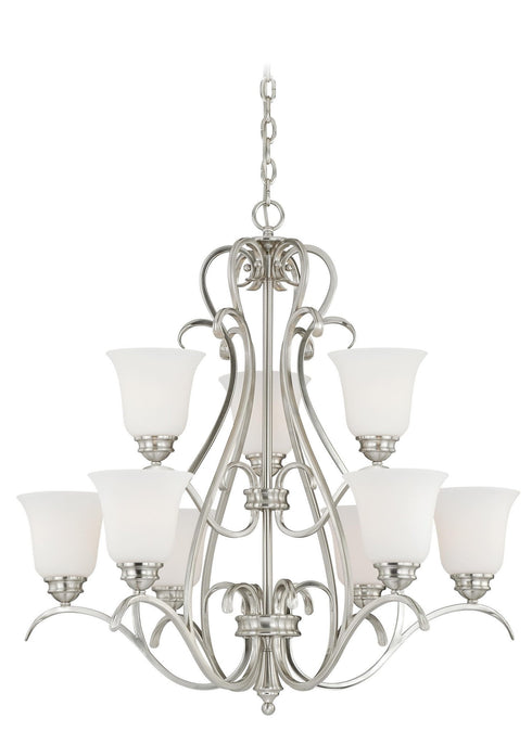 Vaxcel Hartford 9 Light Chandelier Model: H0151