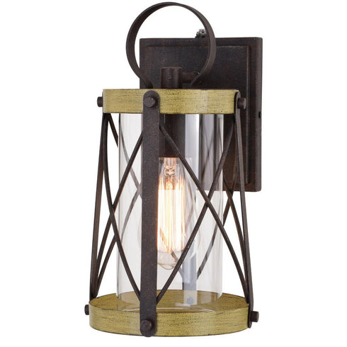 Vaxcel Harwood 6.5 In. Outdoor Wall Light Oxidized Model: T0631