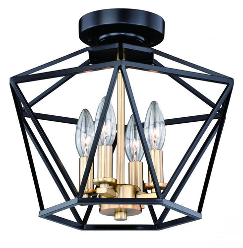 Vaxcel Holbrook Turin 14.5 Inch Semi-flush Mount Model: C0174