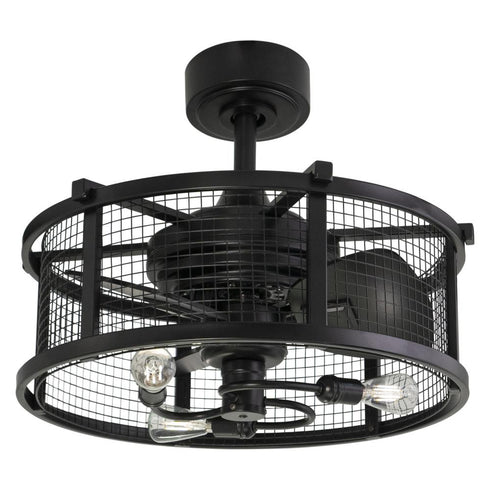 Vaxcel Humboldt 21 In. Ceiling Fan Black Model: F0102