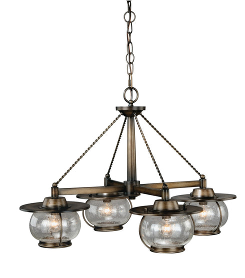 Vaxcel Jamestown 4 Light Chandelier Parisian Bronze Model: H0007
