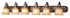 Vaxcel Lasalle 6 Light Vanity Model: LS-VLD106BN