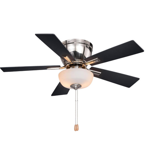 Vaxcel Lisbon 42 In. Ceiling Fan Brushed Nickel Model: F0088