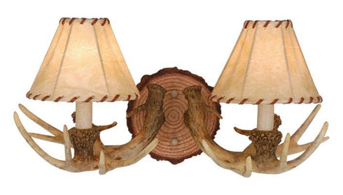 Vaxcel Lodge 2 Light Wall Light Model: WL33042NS