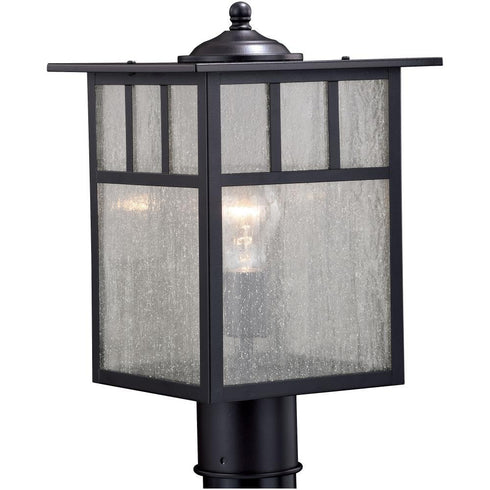 Vaxcel Mission 9 In Outdoor Post Light Oil Burnished Model: T0444