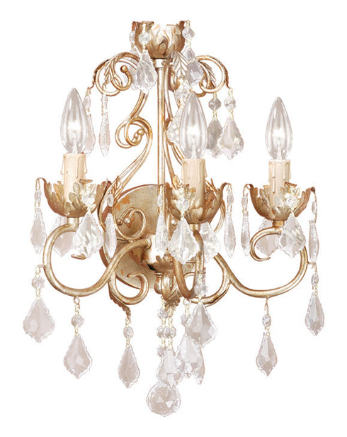 Vaxcel Newcastle 3 Light Wall Light Model: NC-WLU003GW