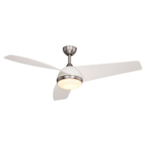 Vaxcel Odell 52 In. Ceiling Fan Brushed Nickel And Model: F0091