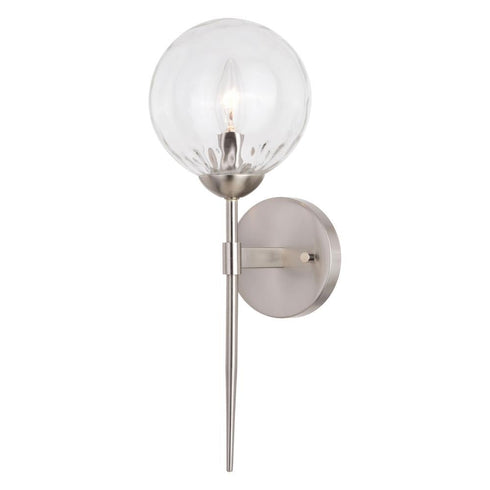 Vaxcel Olson Wall Light Satin Nickel Model: W0409
