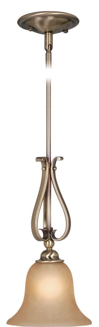 Vaxcel PD35491A/C Monrovia 9" Mini Pendant Antique Brass