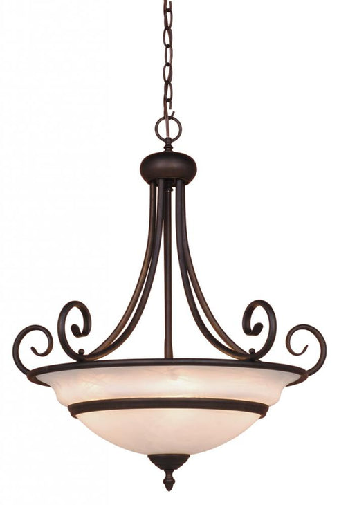 Vaxcel PD5324BN Da Vinci 24" Bowl Pendant