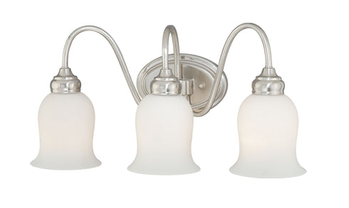 Vaxcel Snowdrop 3 Light Vanity Model: W0025