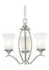 Vaxcel Sonora 3 Light Chandelier Model: H0010