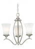 Vaxcel Sonora 3 Light Chandelier Model: H0010