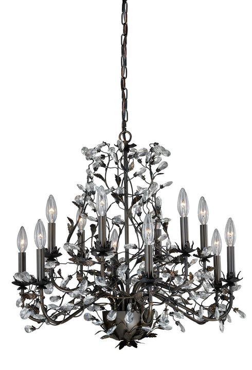 Vaxcel Trellis 12 Light Chandelier Model: H0147