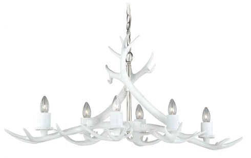 Vaxcel Vail 6 Light Antler Island Light Model: H0161