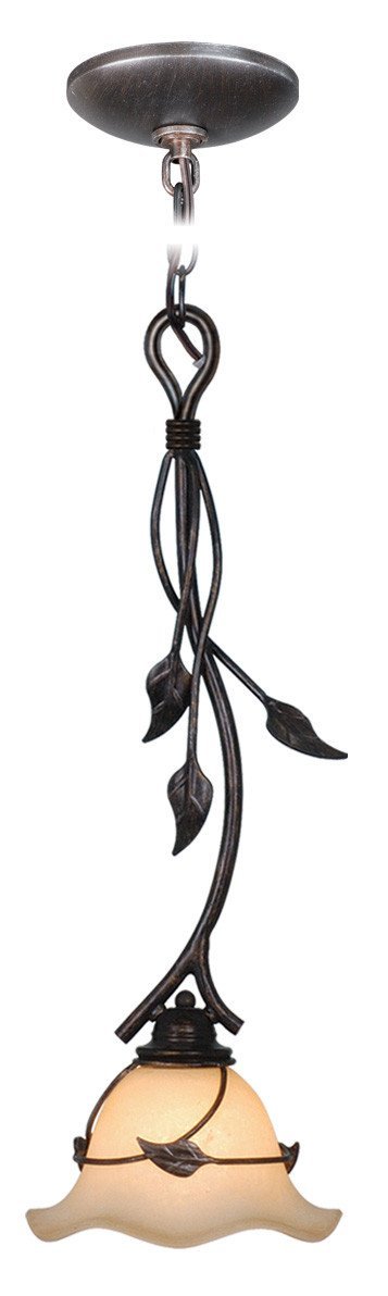 Vaxcel Vine 7-1/2 Inch Mini Pendant Model: PD38807OL