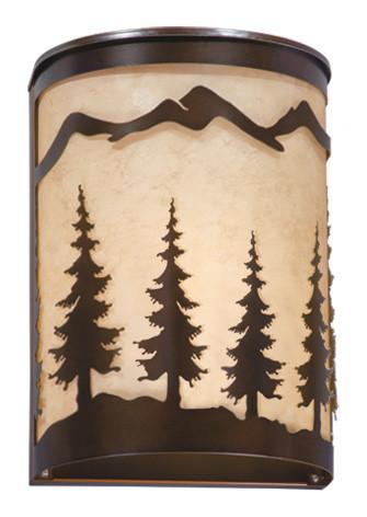 Vaxcel Yosemite 8 Inch Wall Sconce Model: WS55508BBZ