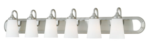 W0060 Vaxcel Lorimer 6L Vanity Satin Nickel