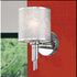 W303-1-CM Single Light Chrome Wall Sconce ��with Chrome Rimmed Shade