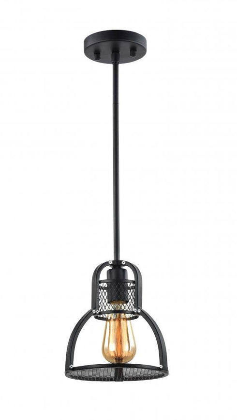 Zeev Lighting Canton 1 Light Down Mini Pendant Model: MP40025-1-DBZ