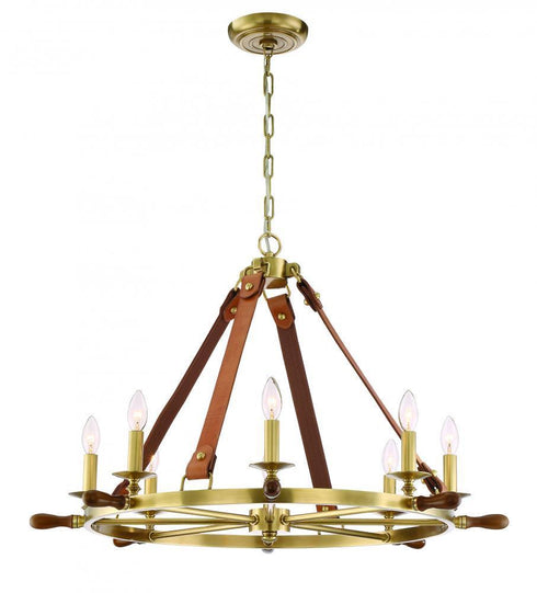 Zeev Lighting Carlisle 1 Light Candle Chandelier Model: CD10161-8-AGB