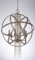 Zeev Lighting Cascade 6 Light Multi Light Pendant Model: P30012-6-SW