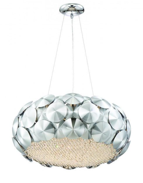 Zeev Lighting Crown 1 Light Drum Shade Chandelier Model: CD10187-7-CH